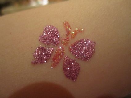 Glitter Butterfly Tattoo Pic